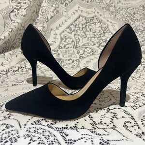Elegant Black Suede Heels for Women